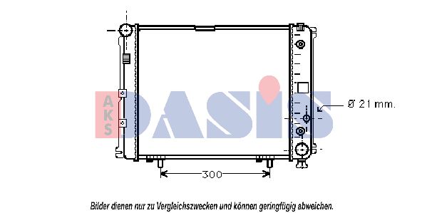 AKS DASIS Radiators, Motora dzesēšanas sistēma 120540N